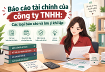 Báo cáo tài chính của công ty TNHH: Các loại báo cáo và lưu ý khi lập