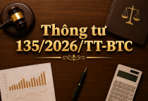 Thông tư 135/2026/TT-BTC: Những điểm mới về thuế tài nguyên