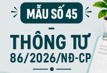 Mẫu số 45 - Công văn đề nghị phục hồi tiền thuế nợ mới nhất theo Thông tư 86/2026/TT-BTC