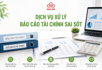 XỬ LÝ BÁO CÁO TÀI CHÍNH SAI SÓT