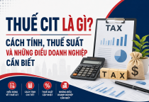 Thuế CIT là gì? Cách tính, thuế suất và những điều doanh nghiệp cần biết