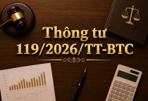 Thông tư 119/2026/TT-BTC hướng dẫn chế độ kế toán các khoản vay, trả nợ của Chính phủ, chính quyền địa phương