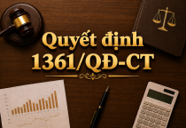 Quyết định 1361/QĐ-CT: Ban hành Quy tắc giải quyết thủ tục hành chính trong lĩnh vực thuế
