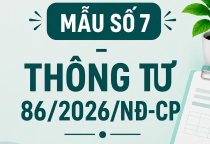 Mẫu số 07 - Quyết định hoàn tiền thuế, khoản thu khác nộp thừa mới nhất theo Thông tư 86/2026/TT-BTC