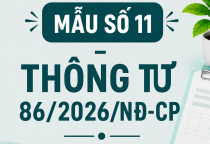 Mẫu số 11 - Thông báo tiền thuế nợ, tiền chậm nộp, tiền phạt còn thiếu mới nhất theo Thông tư 86/2026/TT-BTC