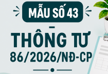 Mẫu số 43 - Công văn đề nghị xóa nợ thuế (Tiền thuế, tiền chậm nộp, tiền phạt) mới nhất theo Nghị định 252/2026/NĐ-CP  Mô tả