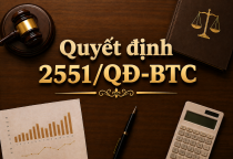 Quyết định 2551/QĐ-BTC: Đính chính mẫu biểu tại Thông tư 89/2026/TT-BTC