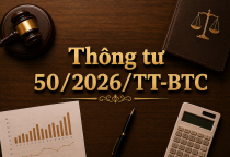 Thông tư 50/2026/TT-BTC sửa đổi quy định về quản lý thuế đối với hộ kinh doanh, cá nhân kinh doanh