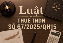 Luật thuế TNDN số 67/2025/QH15 
