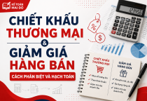 Chiết khấu thương mại và giảm giá hàng bán: Cách phân biệt và hạch toán