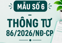 Mẫu số 06 - Thông báo về việc bổ sung hồ sơ mới nhất theo Thông tư 86/2026/TT-BTC
