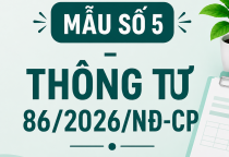 Mẫu số 05 - Thông báo về việc tiếp nhận/không tiếp nhận hồ sơ mới nhất