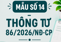 Mẫu số 14 - Đơn đề nghị hoàn thuế theo Thông tư 86/2026/TT-BTC