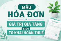 Hóa đơn giá trị gia tăng kiêm tờ khai hoàn thuế