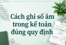 Cách ghi số âm trong kế toán đúng quy định mới nhất và những lưu ý quan trọng