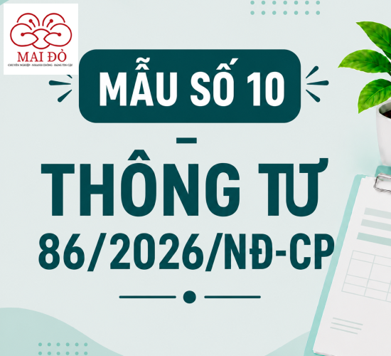Mẫu số 10 - Thông báo nộp thuế và các khoản thu khác mới nhất theo Thông tư 86/2026/TT-BTC