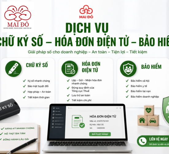 DỊCH VỤ CHỮ KÝ SỐ – HÓA ĐƠN ĐIỆN TỬ – BẢO HIỂM