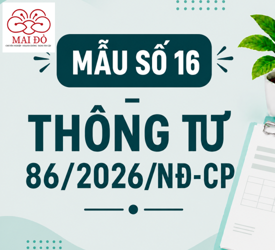 Mẫu số 16 - Quyết định hoàn thuế/không thu thuế đối với hàng hóa xuất khẩu, nhập khẩu theo Thông tư 86/2026/TT-BTC