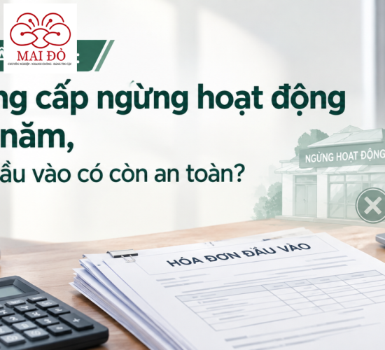 Kế toán cẩn thận: Nhà cung cấp ngừng hoạt động sau vài năm, hóa đơn đầu vào có còn an toàn?