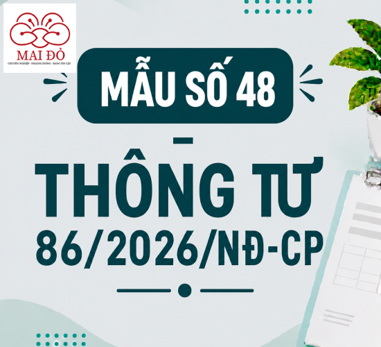 Mẫu số 48 - Thông báo nộp dần tiền thuế nợ mới nhất theo Thông tư 86/2026/TT-BTC