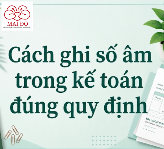 Cách ghi số âm trong kế toán đúng quy định mới nhất và những lưu ý quan trọng