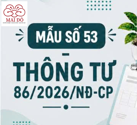 Mẫu số 53 - Biên bản công bố Quyết định kiểm tra thuế theo Thông tư 86/2026/TT-BTC